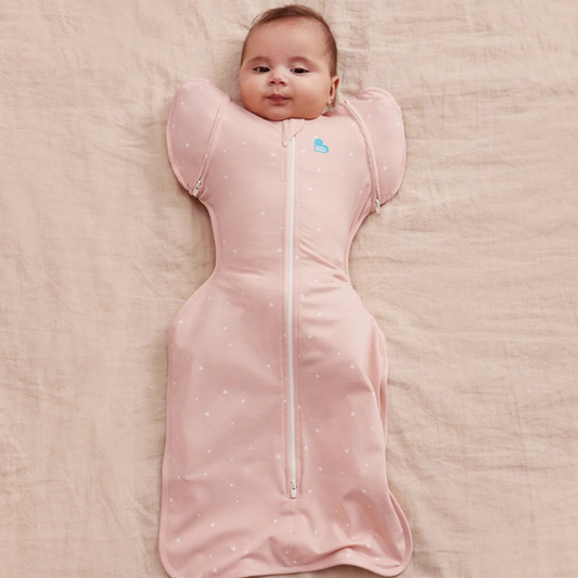 Stage 1 Swaddle Up 1.0TOG Stretch Cotton - Twinkle Powder Pink