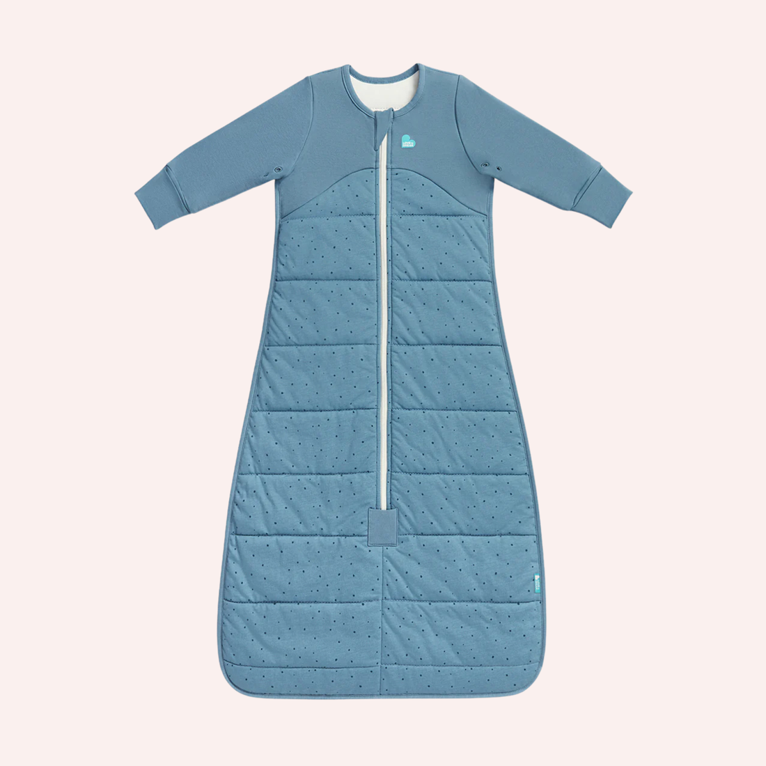 Stage 3 Sleep Bag - 2.5 TOG - Quilted Stretch Cotton - Storm Blue Pebbles