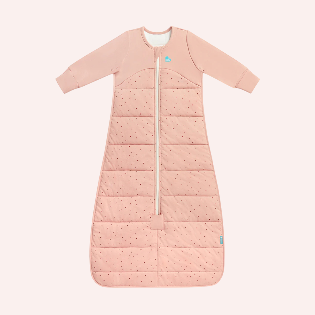 Stage 3 Sleep Bag - 2.5 TOG - Quilted Stretch Cotton - Rose Pebbles 