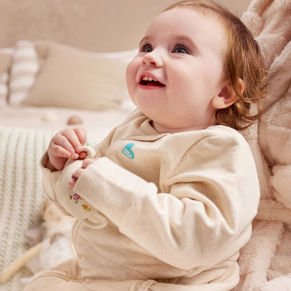 Stage 3 Sleep Bag - 3.5 TOG - Quilted Stretch Cotton - Oatmeal