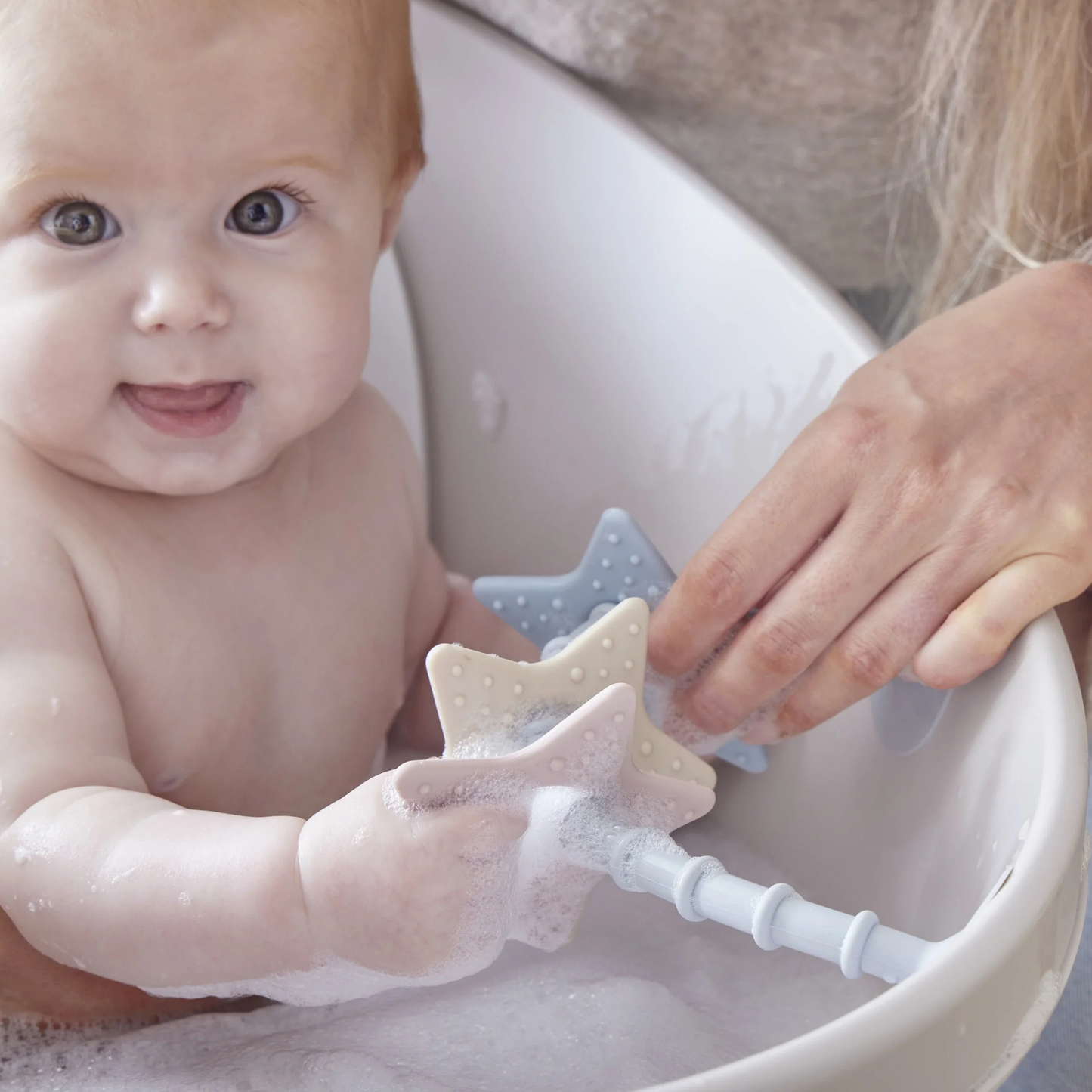 Stick 'n' Play Sensory Star Toy and Teether
