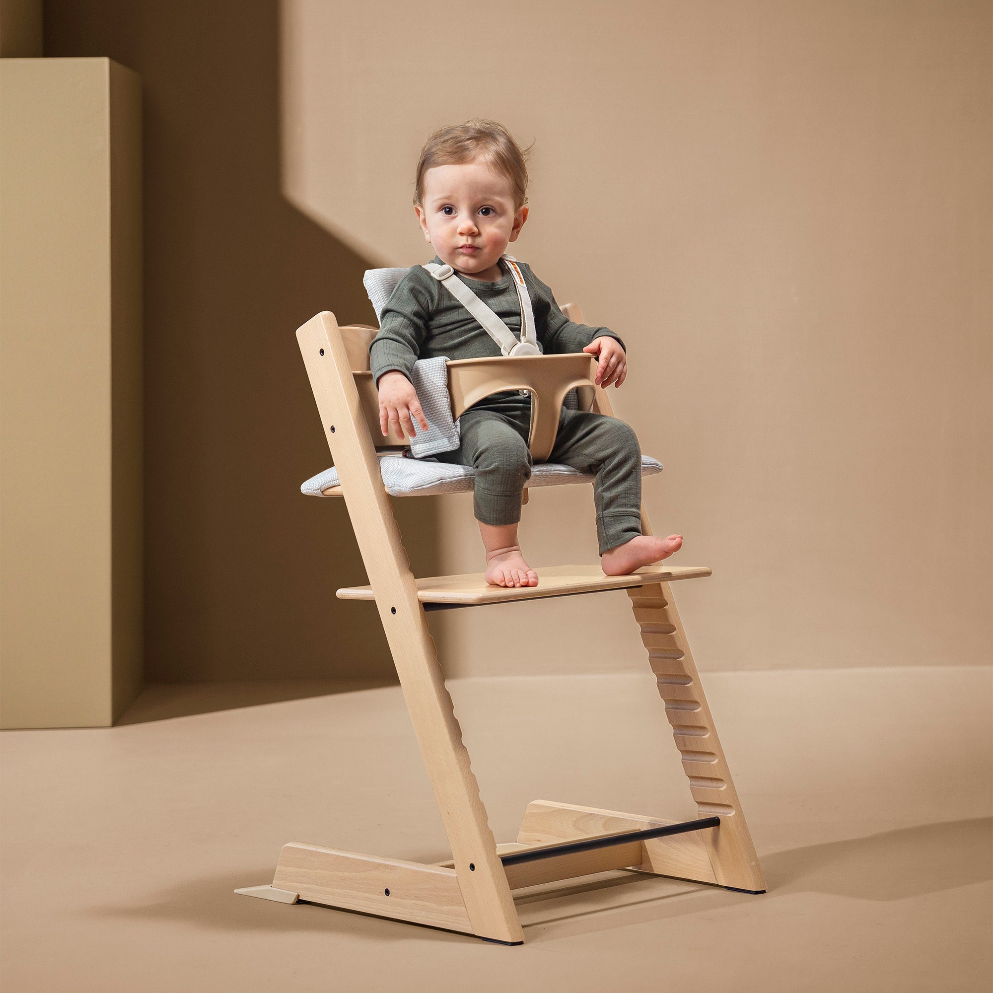 Stokke Tripp Trapp Newborn to Solids Highchair Bundle - Natural by Stokke |  the memo – The Memo