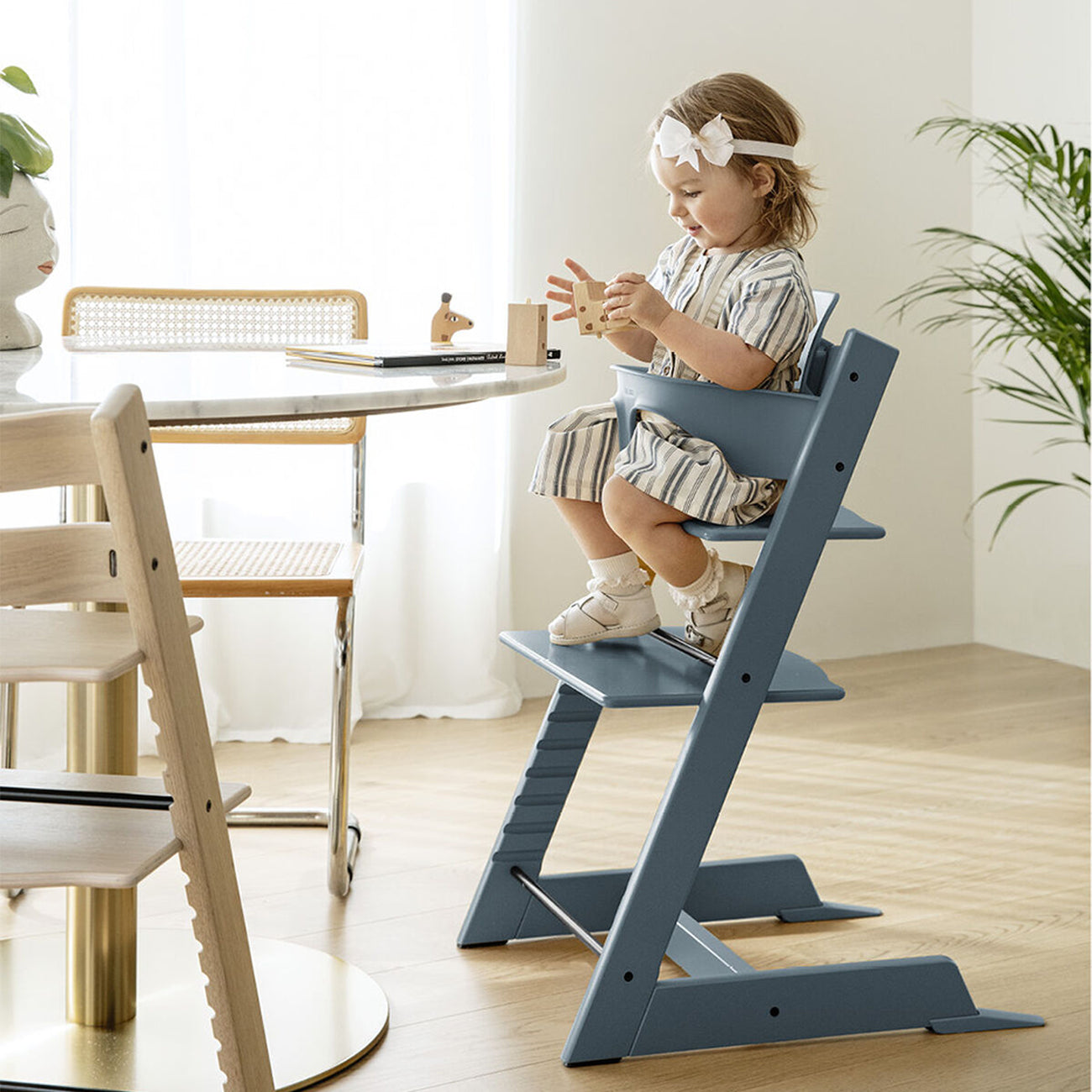 Stokke tripp trapp hot sale blue