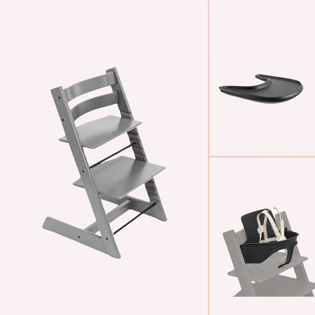 Stokke Tripp Trapp Solids Highchair Bundle