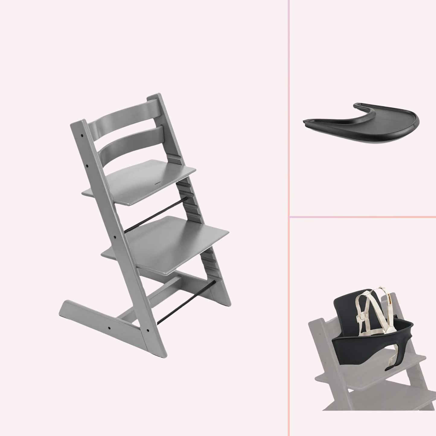 Stokke Tripp Trapp Solids Highchair Bundle