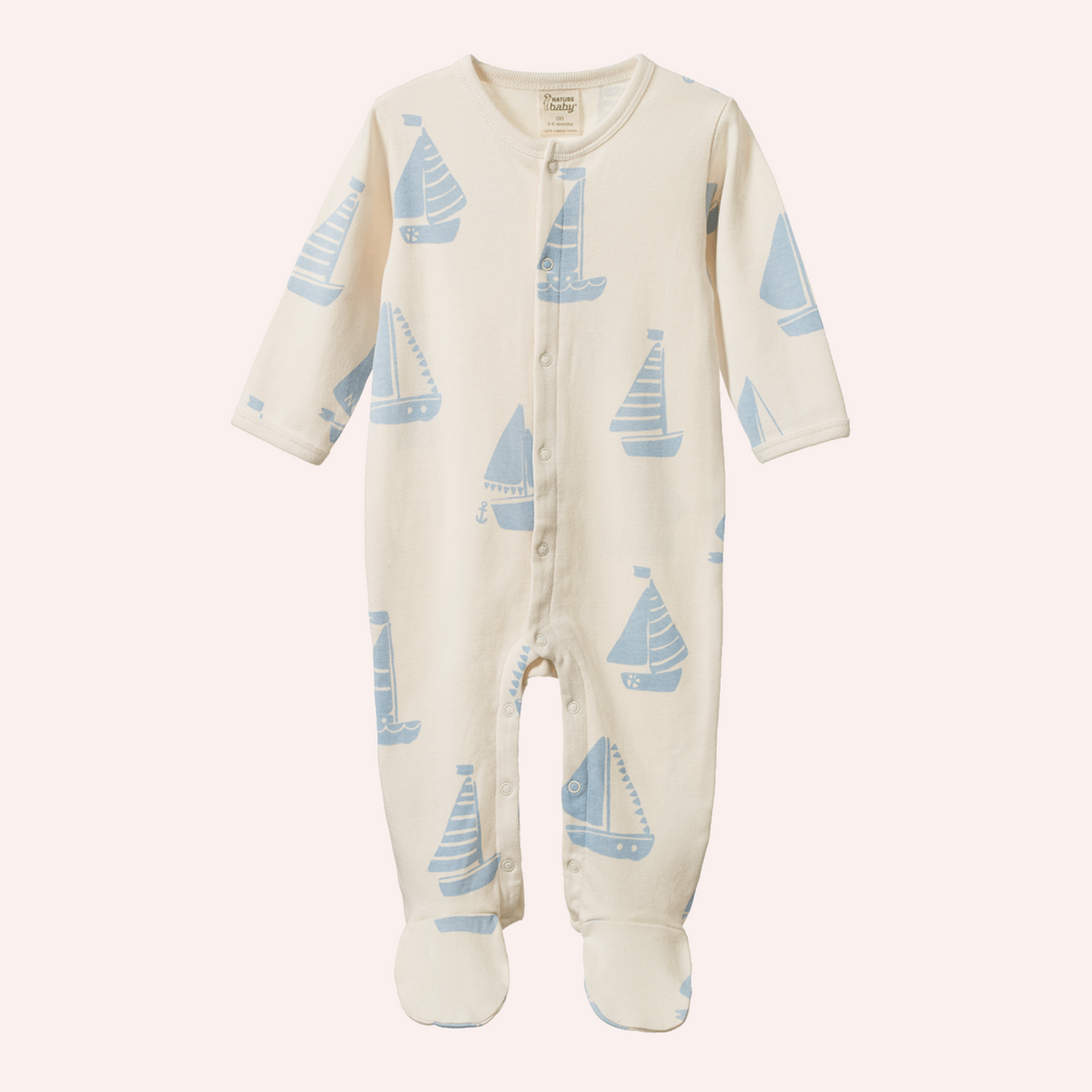 Stretch & Grow - Regatta Blue Print