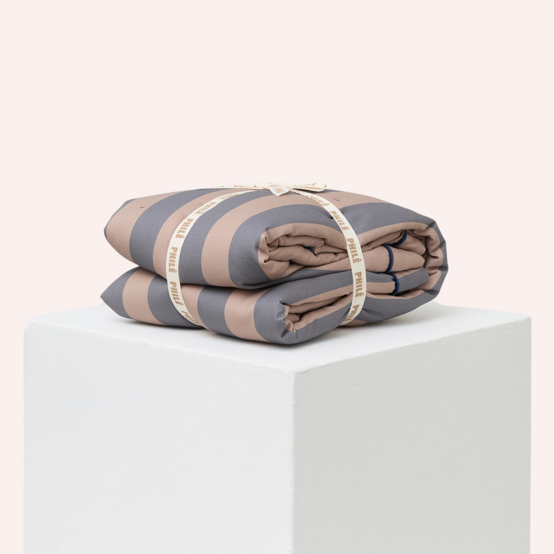 Striped Play Mat - Eggplant