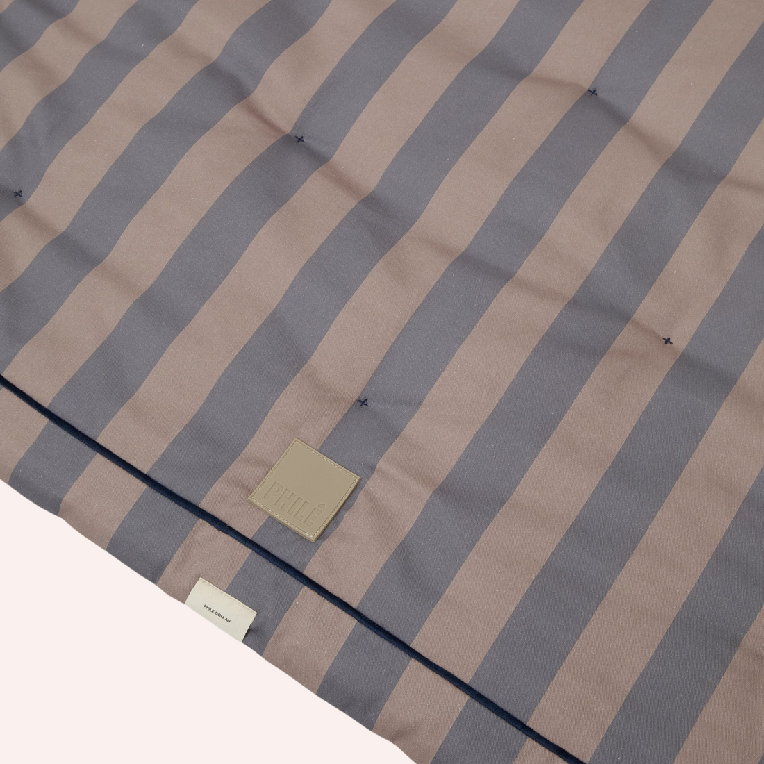 Striped Play Mat - Eggplant