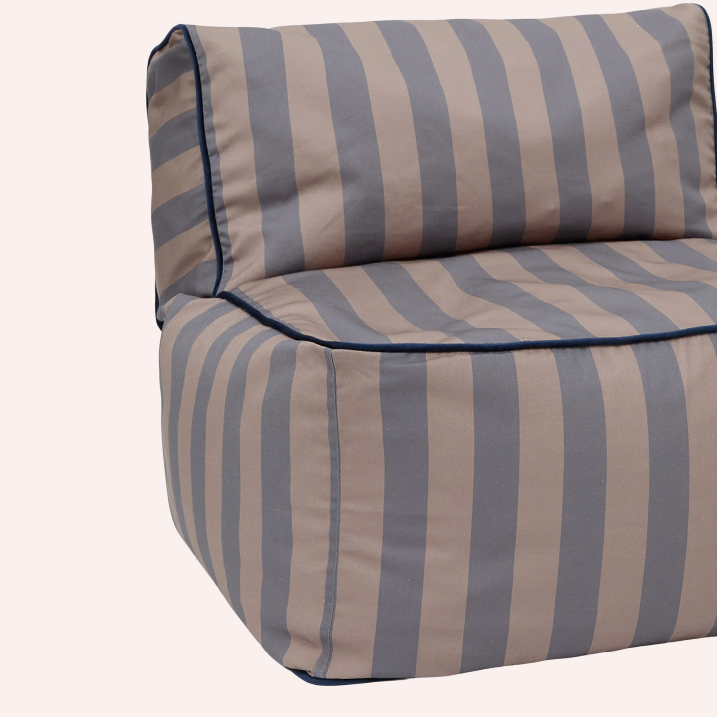 Striped Toddler Lounger - Eggplant