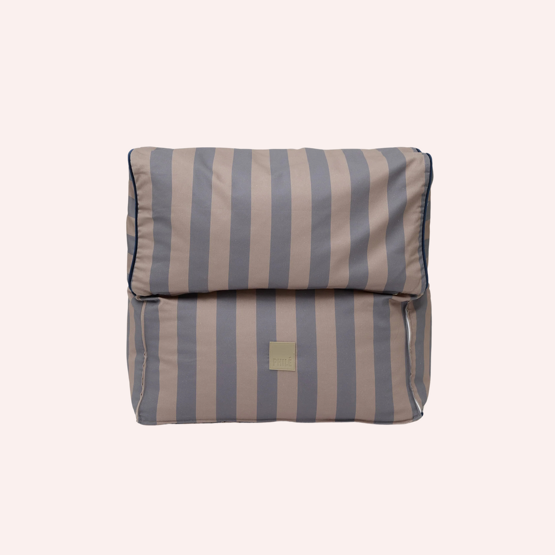 Striped Toddler Lounger - Eggplant