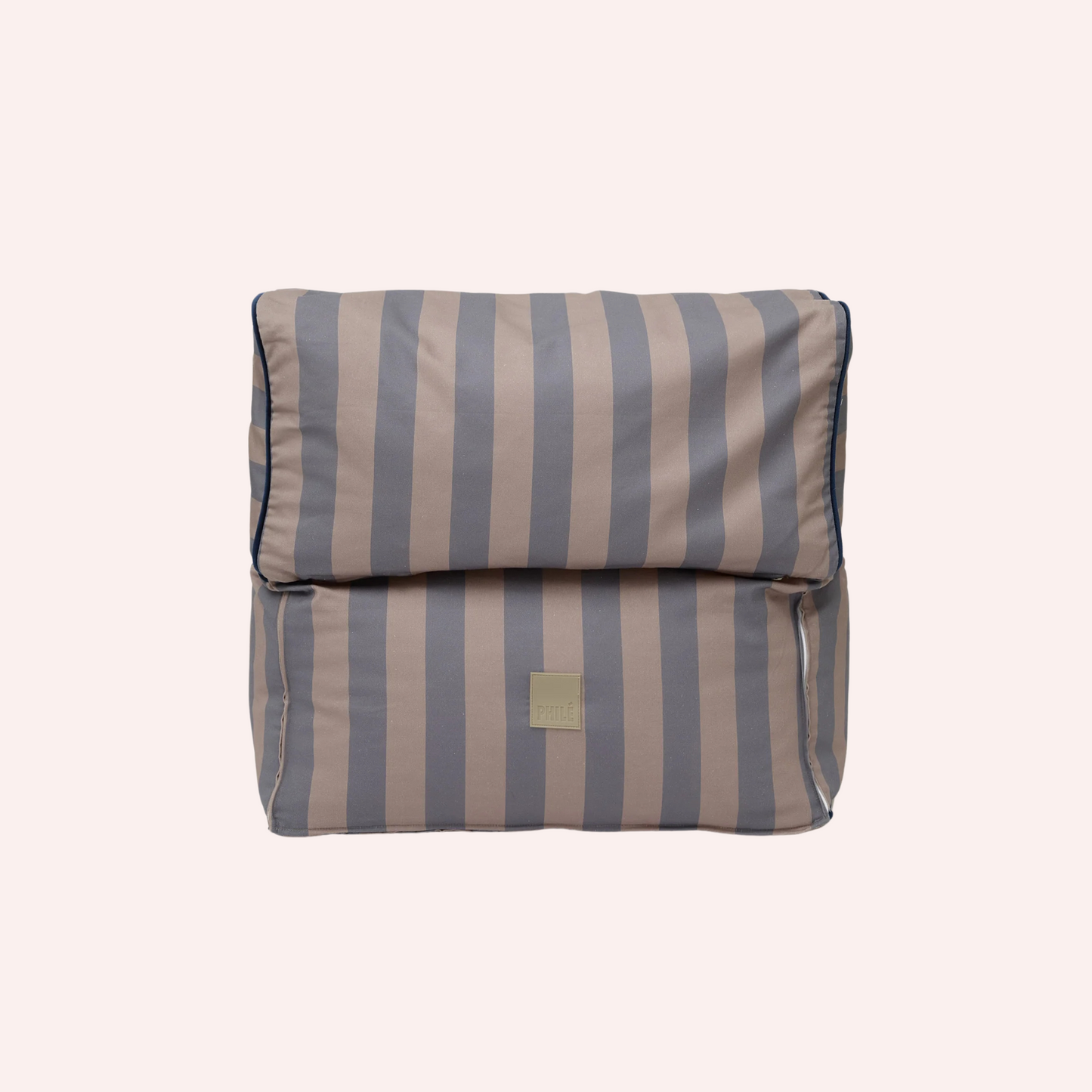 Striped Toddler Lounger - Eggplant