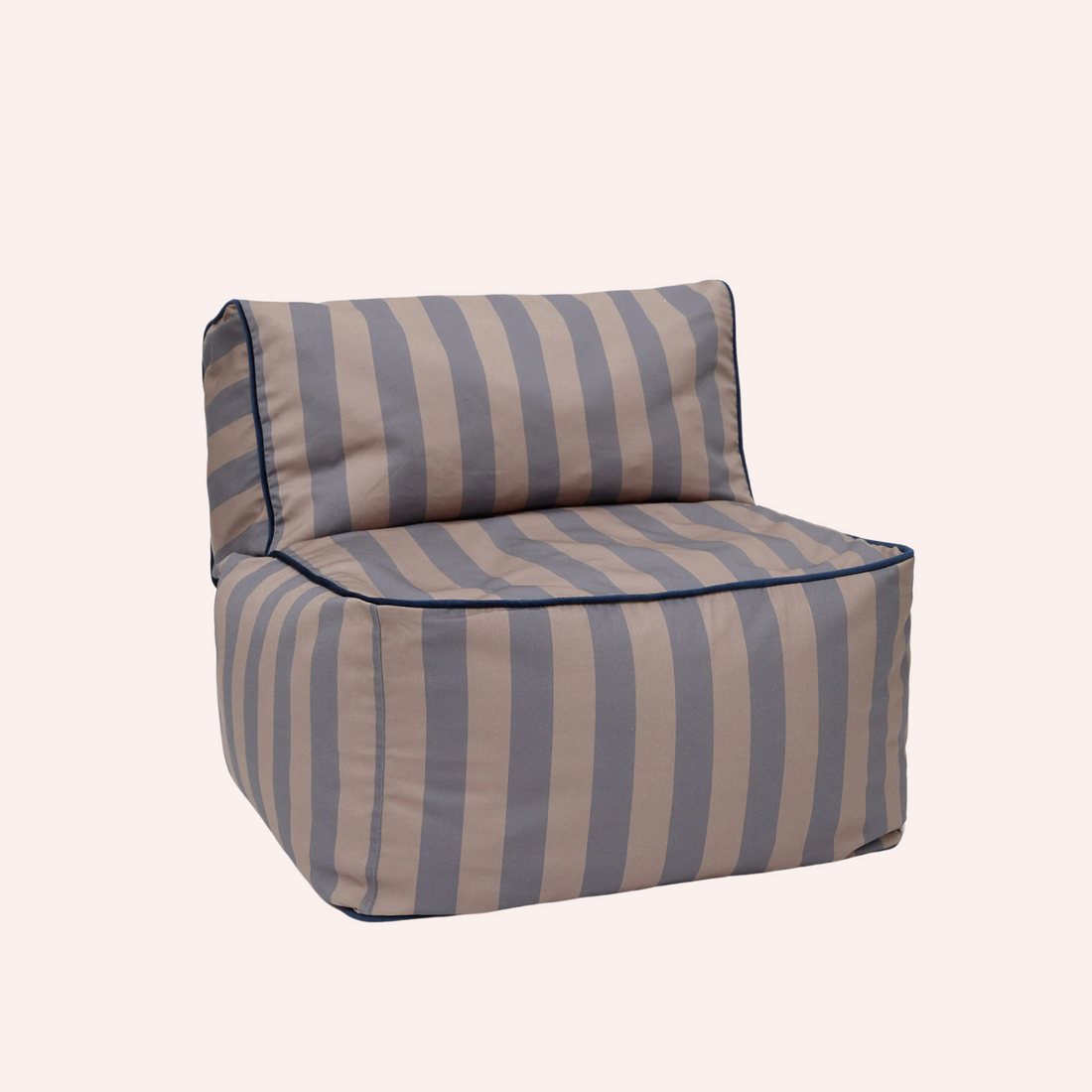 Striped Toddler Lounger - Eggplant