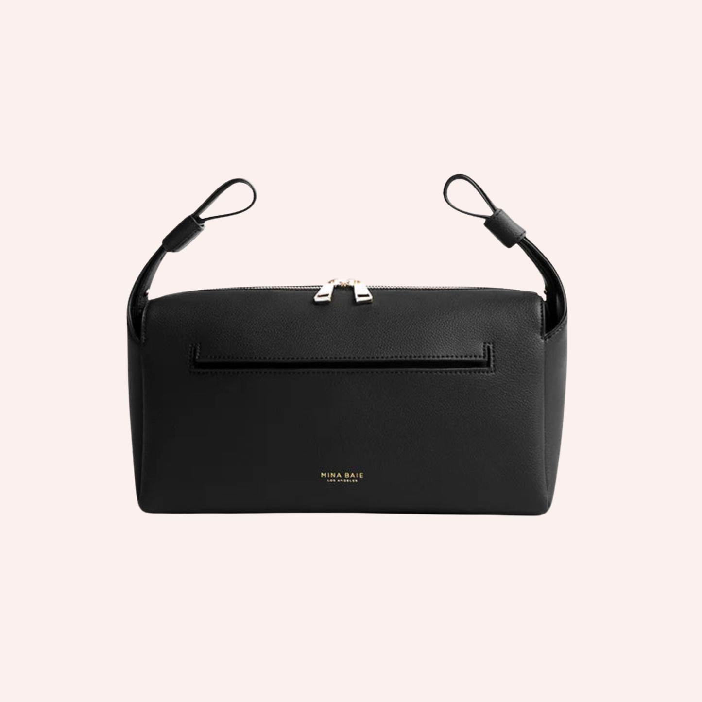 Stroller Vegan Caddy - Black/Gold