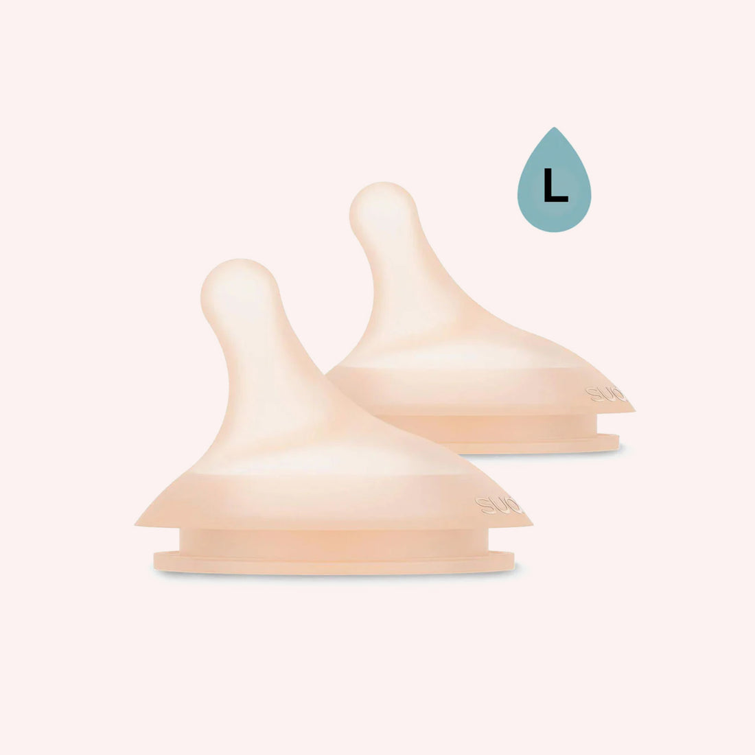 Suavinex Zero Zero Silicone Teat - Fast Flow (6+ months) - 2pk