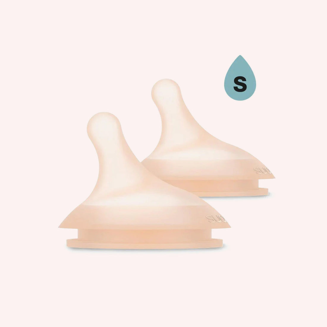 Suavinex Zero Zero Silicone Teat - Slow Flow (0-3 months) - 2pk