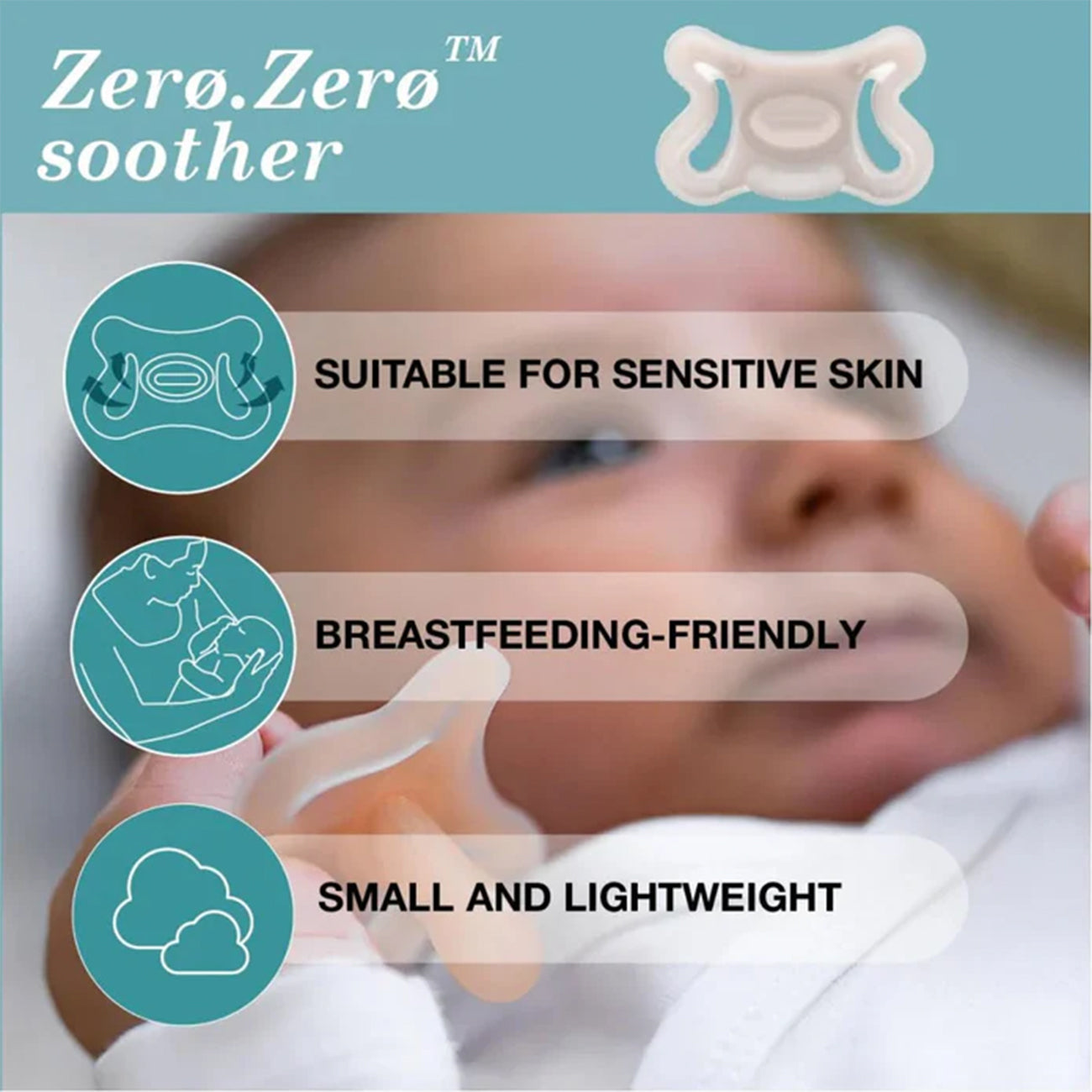 Suavinex - Zero Zero Air Flow Silicone Dummy (6-18months)