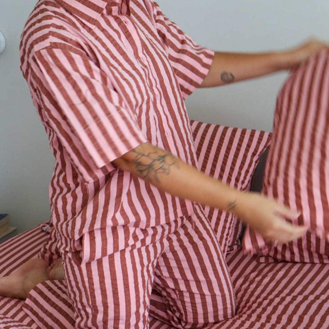 Pyjama Set - Sundae Seersucker