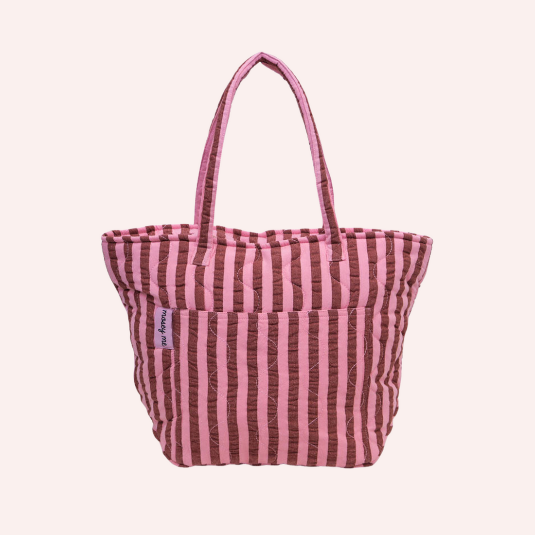 Quilted Bag - Sundae Seersucker