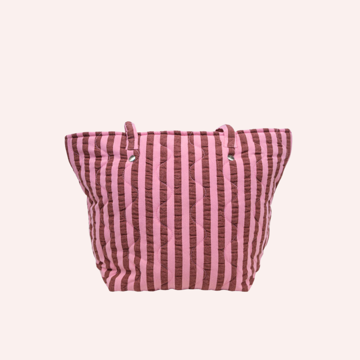 Quilted Bag - Sundae Seersucker