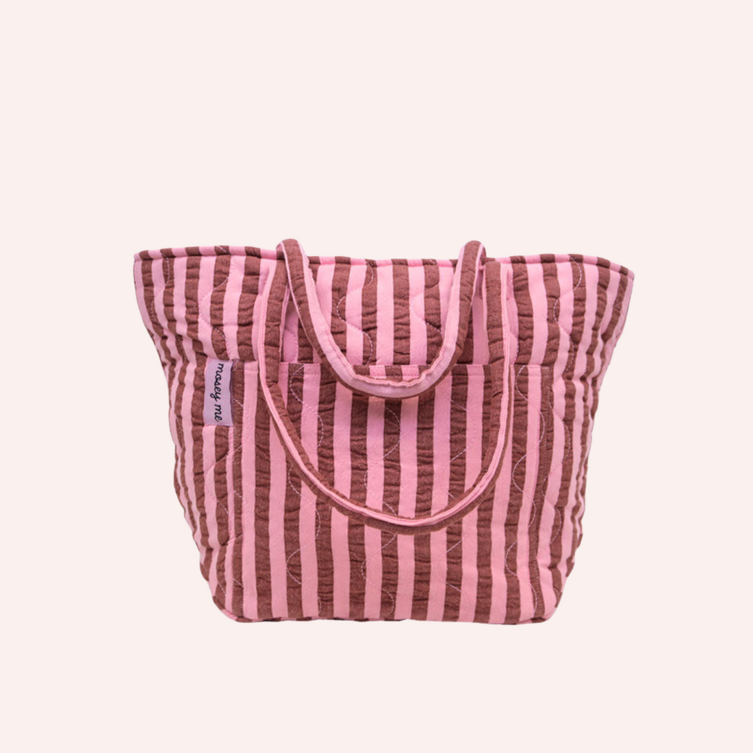 Quilted Bag - Sundae Seersucker