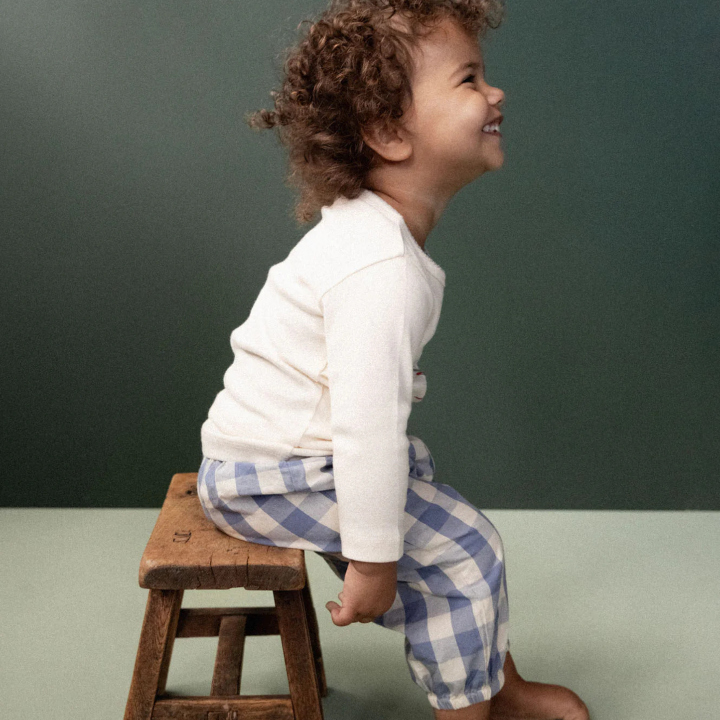 Sunny Pants - Bluebelle Check