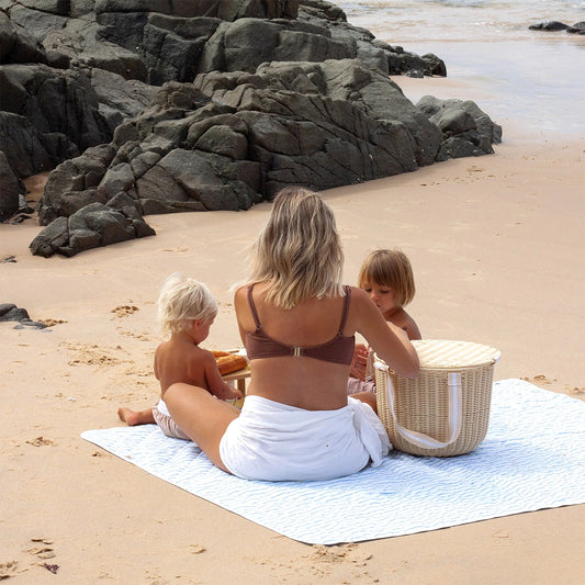 Beach and Picnic Blanket - Le Weekend