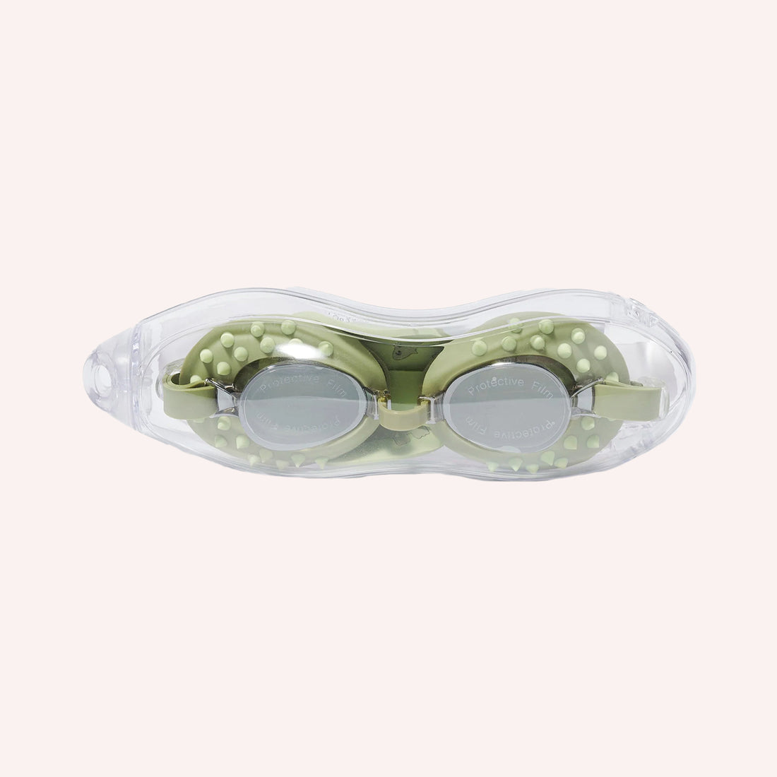 Cookie the Croc Swim Goggles - Khaki