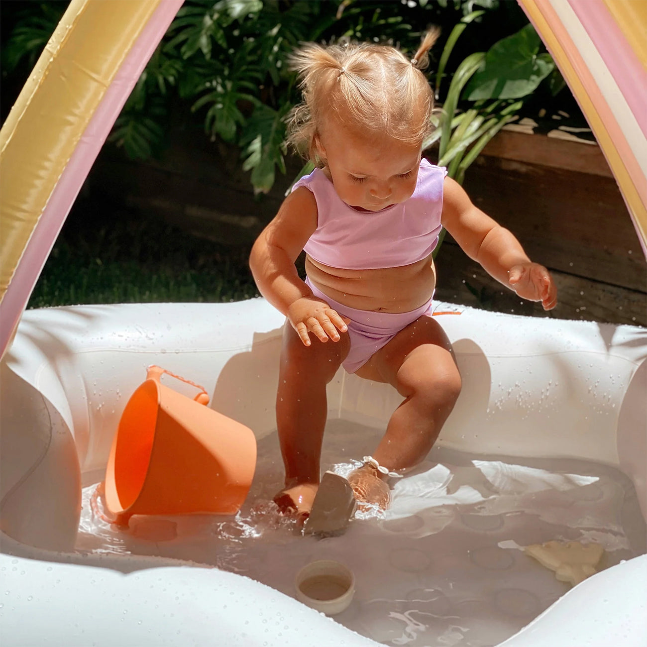 Princess Swan Inflatable Pool - Multi