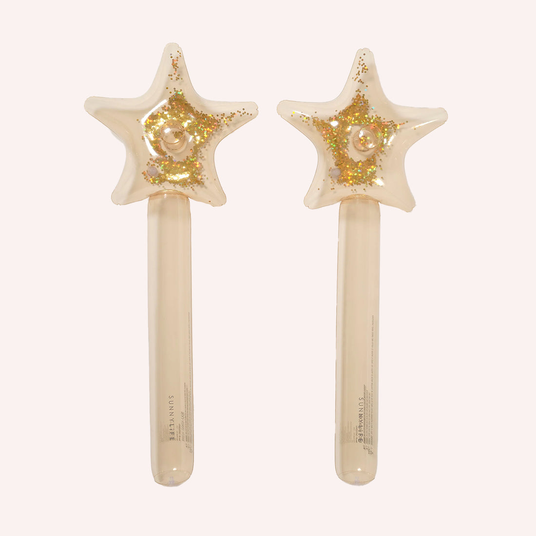 Princess Swan Inflatable Star Wand - Gold (2pk)