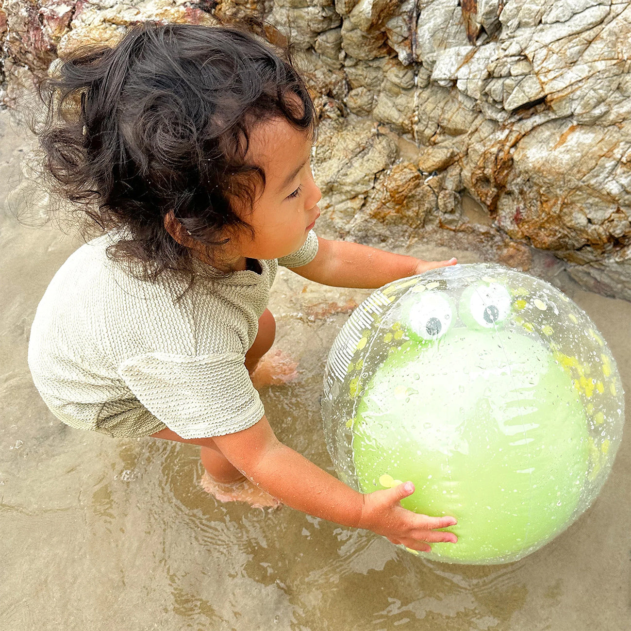 3D Inflatable Beach Ball - Cookie the Croc