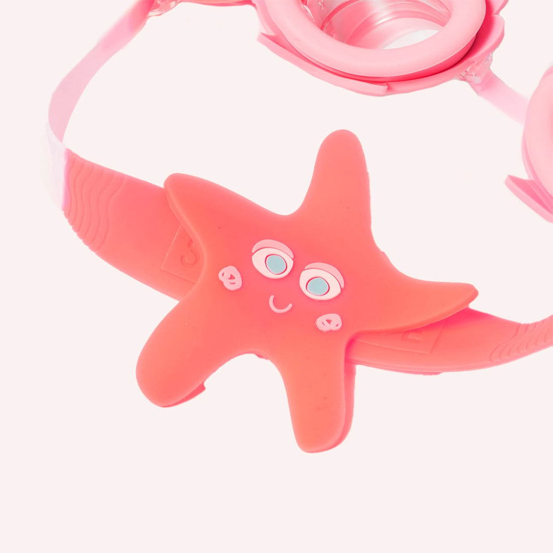 Melody the Mermaid Mini Swim Goggles - Neon Strawberry