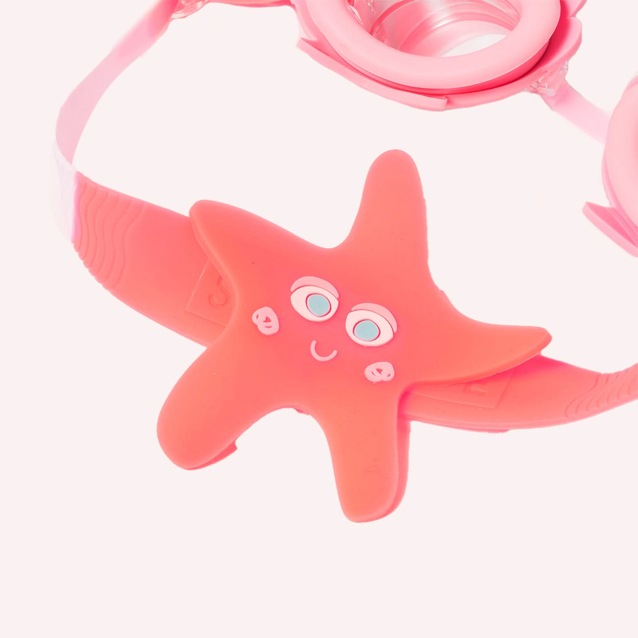 Melody the Mermaid Mini Swim Goggles - Neon Strawberry