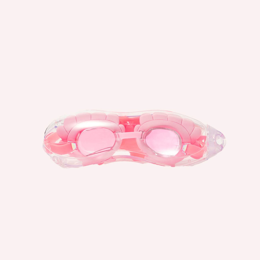 Melody the Mermaid Mini Swim Goggles - Neon Strawberry