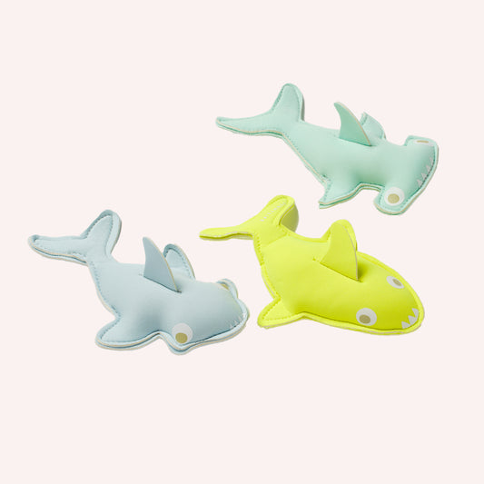 Salty the Shark Dive Buddies - Aqua Neon Yellow