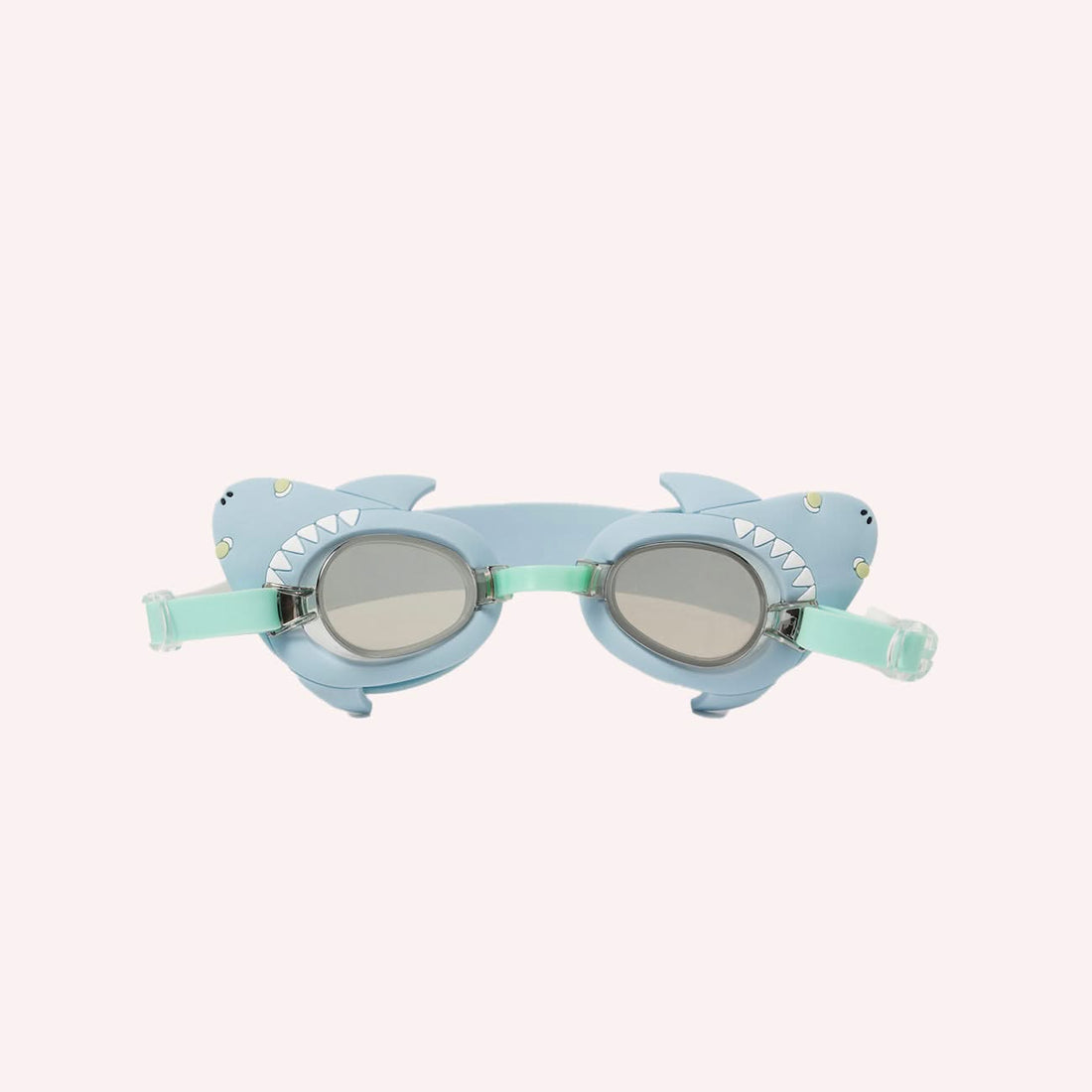 Salty the Shark Mini Swim Goggles - Aqua