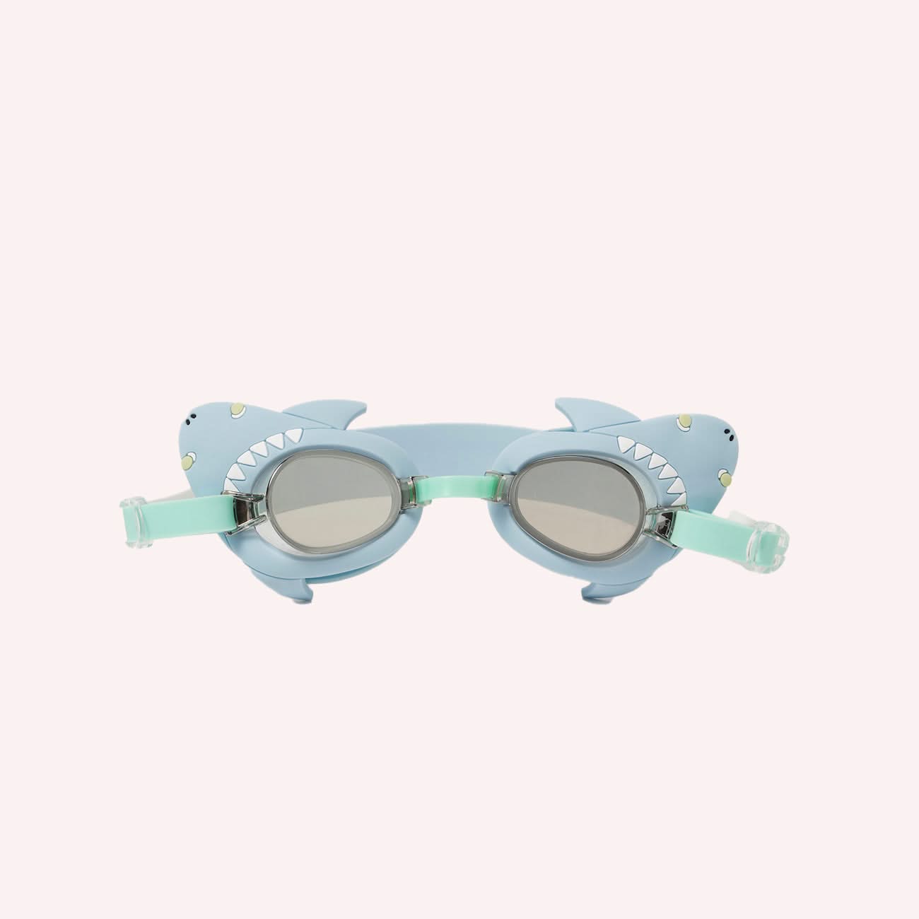 Salty the Shark Mini Swim Goggles - Aqua