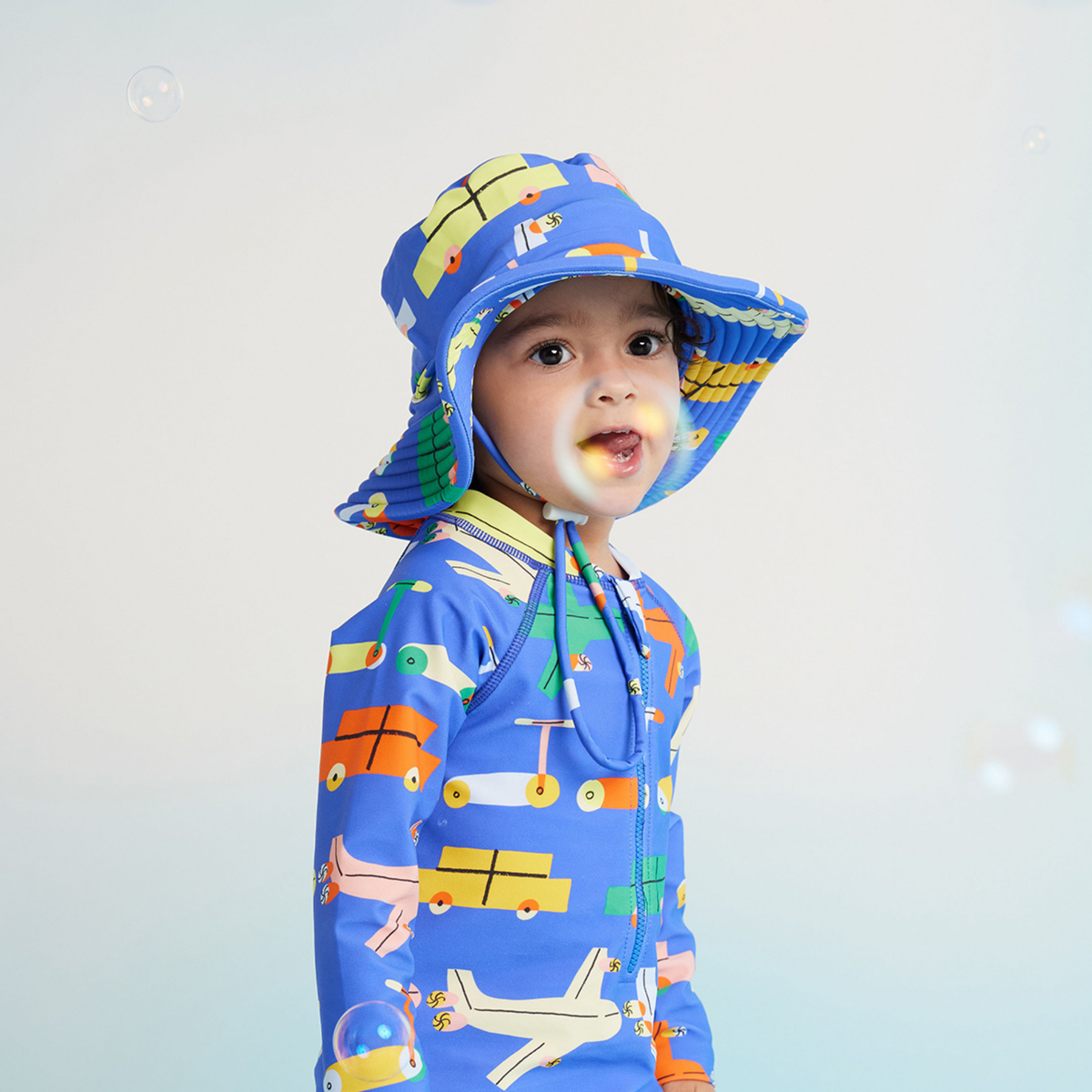 Swim Bucket Hat - Beep Beep
