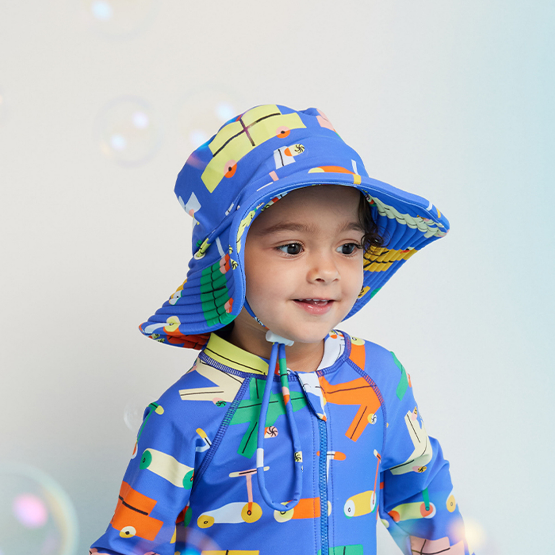 Swim Bucket Hat - Beep Beep