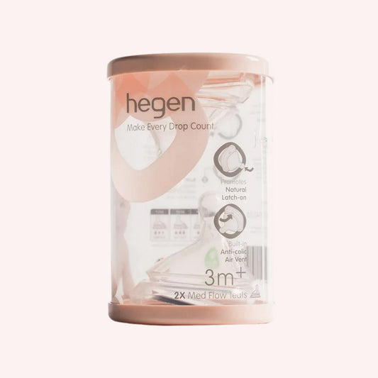 Hegen Teats - Medium Flow (3-6 months) - 2pk