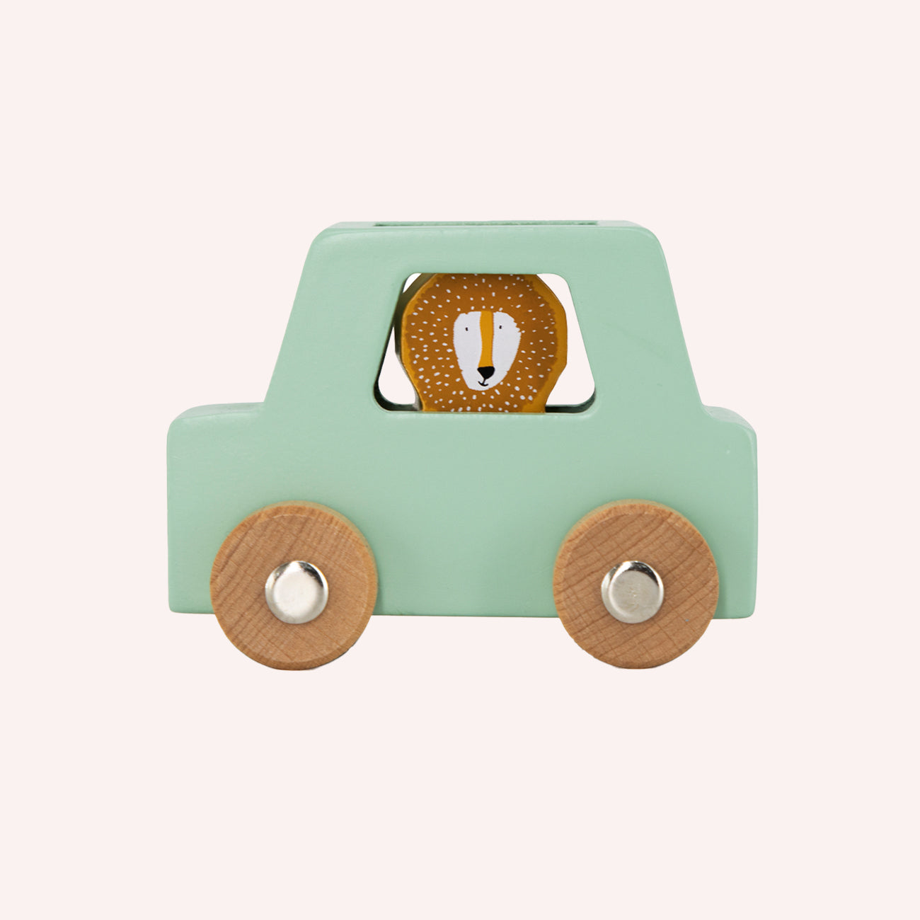 Wooden Animal Car Set