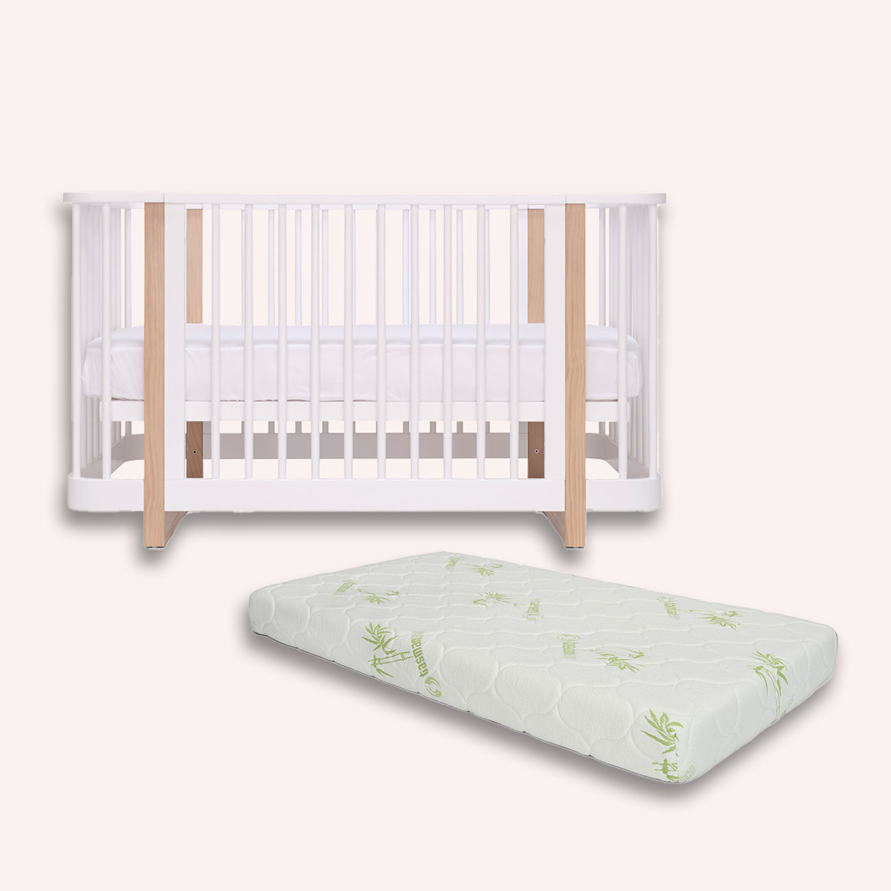 Tasman Eco Pisa Cot + Mattress Bundle