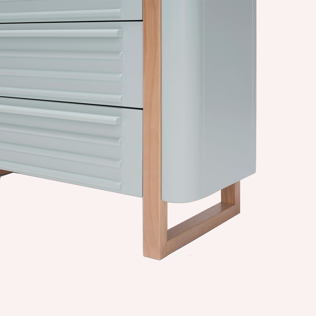 Pisa Drawer Chest - Green and Sandstone