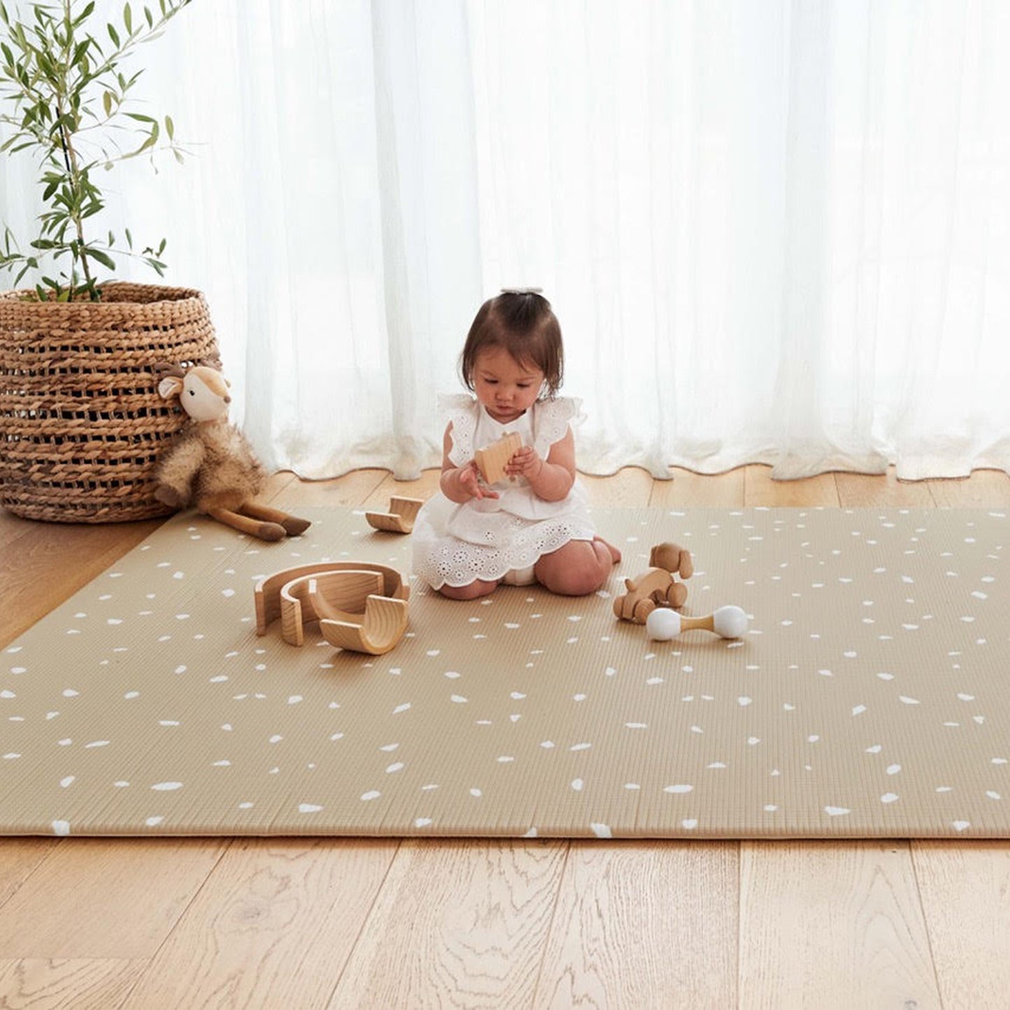 Stones Grey Play Mat - Large