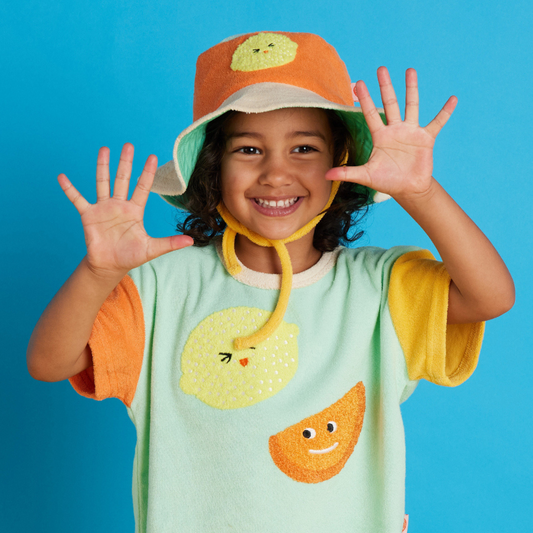 Terry Kids Bucket Hat - Peel Party