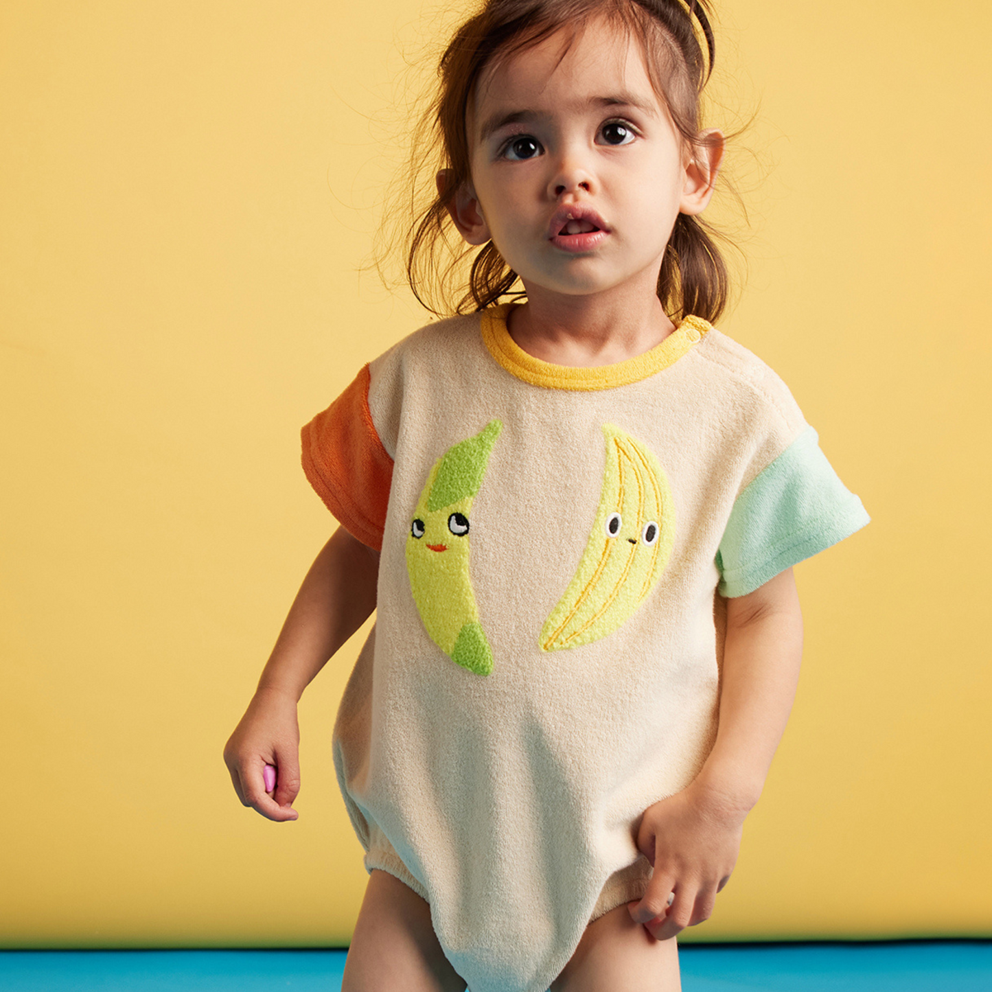 Terry Short Sleeve Bodysuit - Peel Party