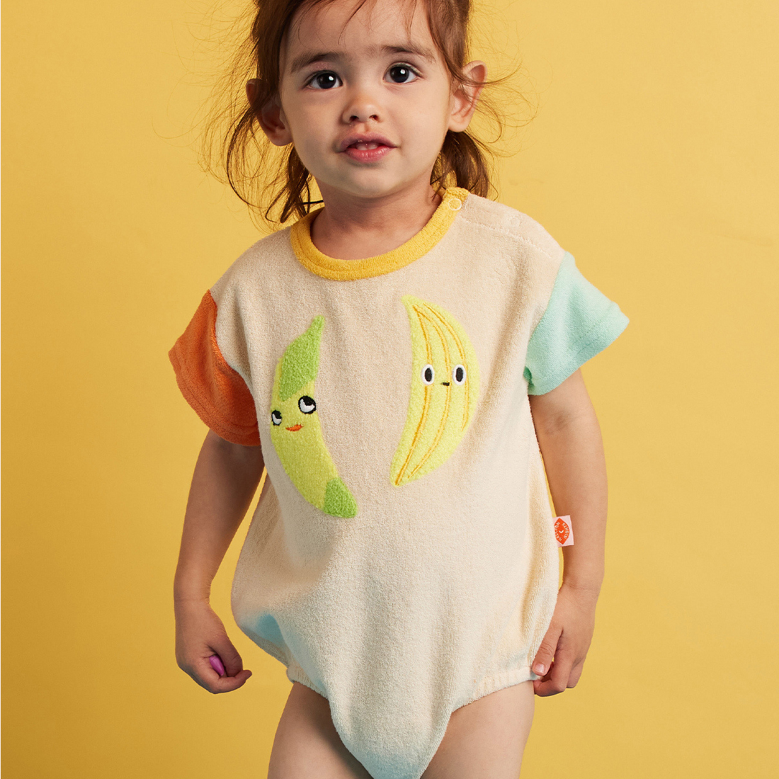Terry Short Sleeve Bodysuit - Peel Party