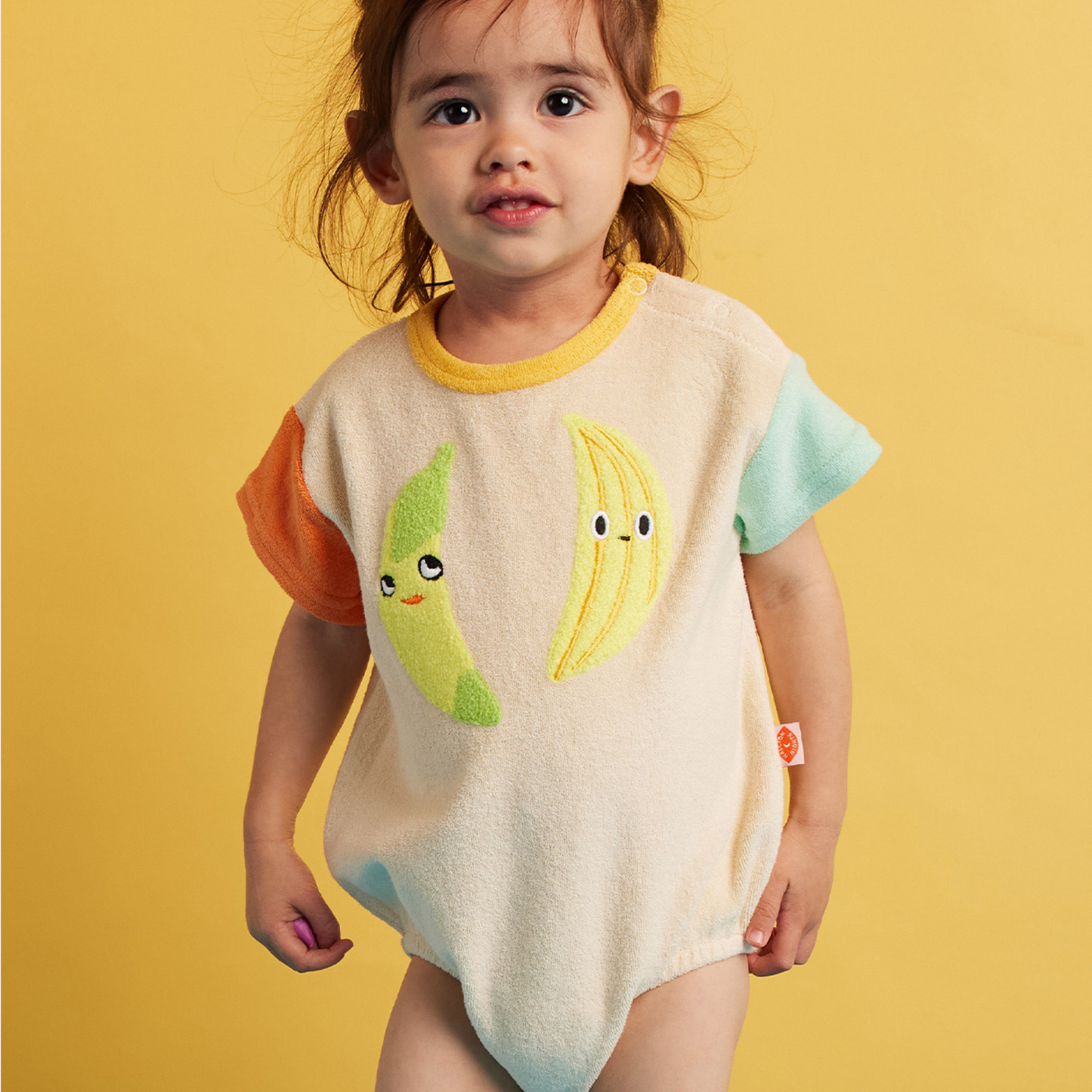 Terry Short Sleeve Bodysuit - Peel Party