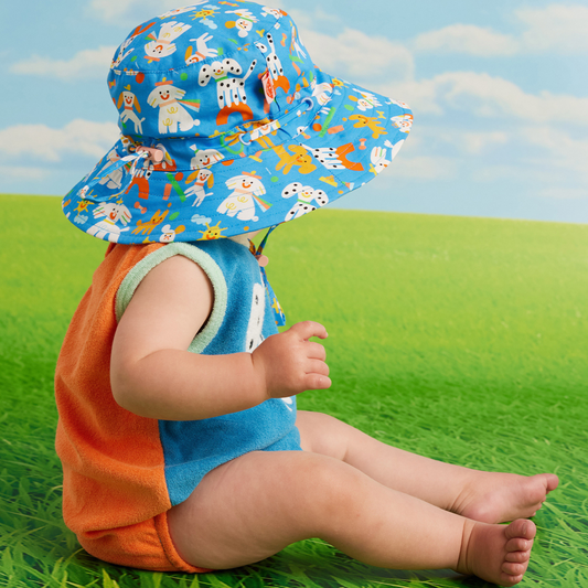 Kids Sun Hat - Puppy Park