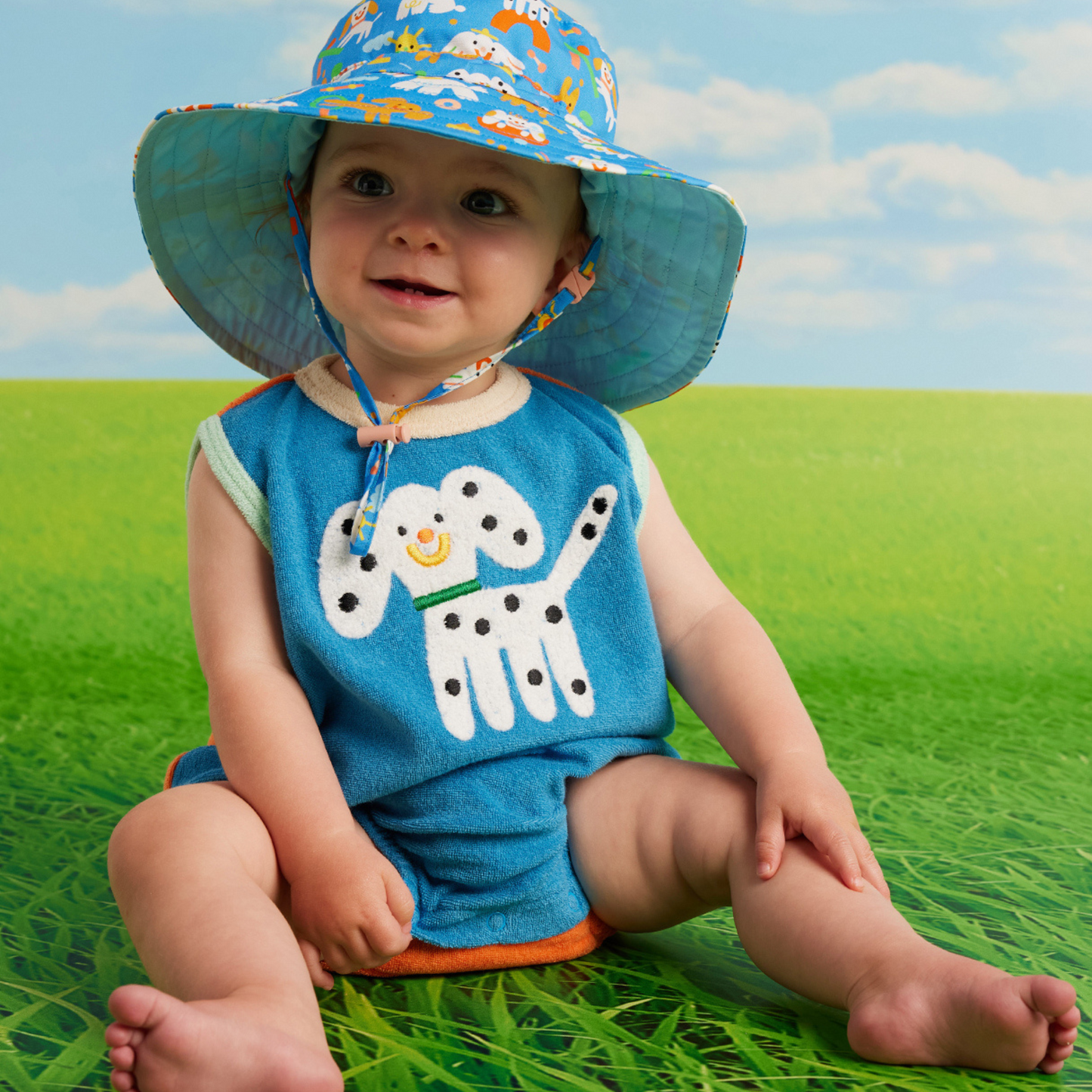 Kids Sun Hat - Puppy Park