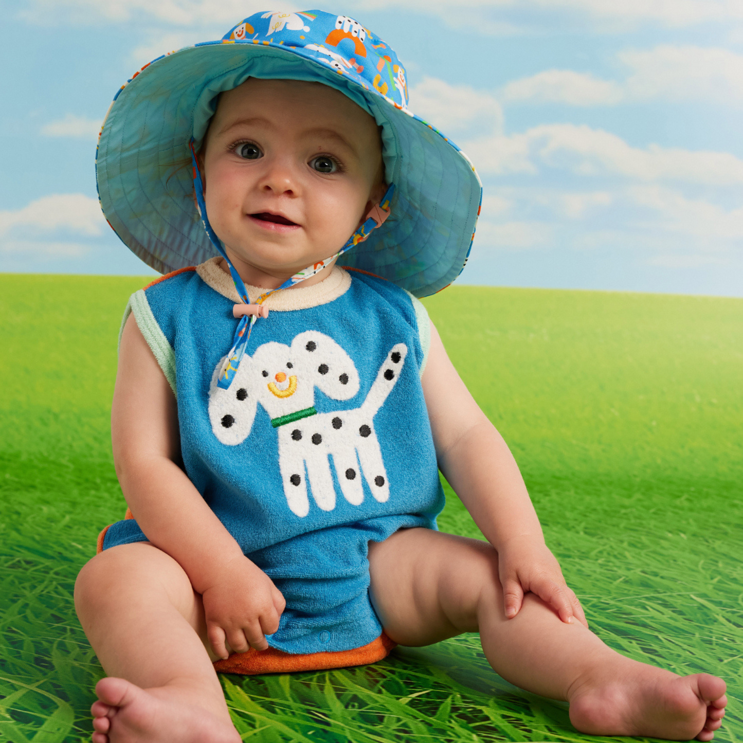 Kids Sun Hat - Puppy Park